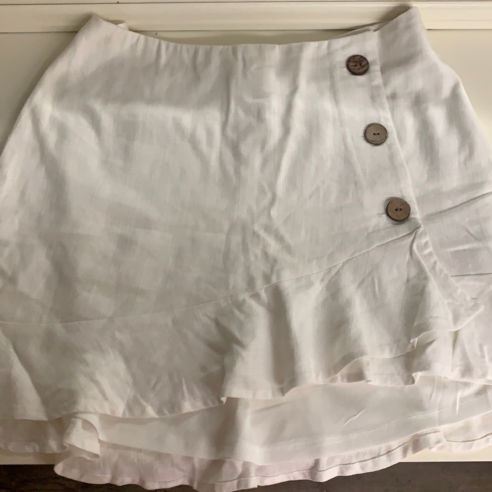 White Mini Skirt